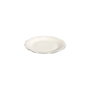 Hermia Platin Yaldız Fulya 53 YTKM Juego de Cena de Porcelana Blanco y Plata